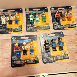 Make-It Blocks Construction Figures Kids 15pc Multicolor NEW 5-Pack Bundle Sets